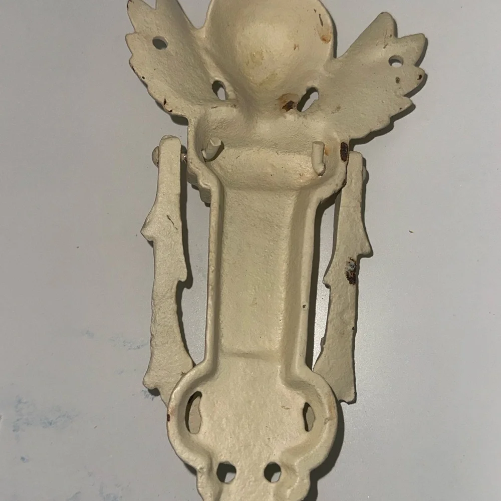 Vintage Cream Angel Door Knocker